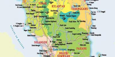 Kaart lääne-malaisia