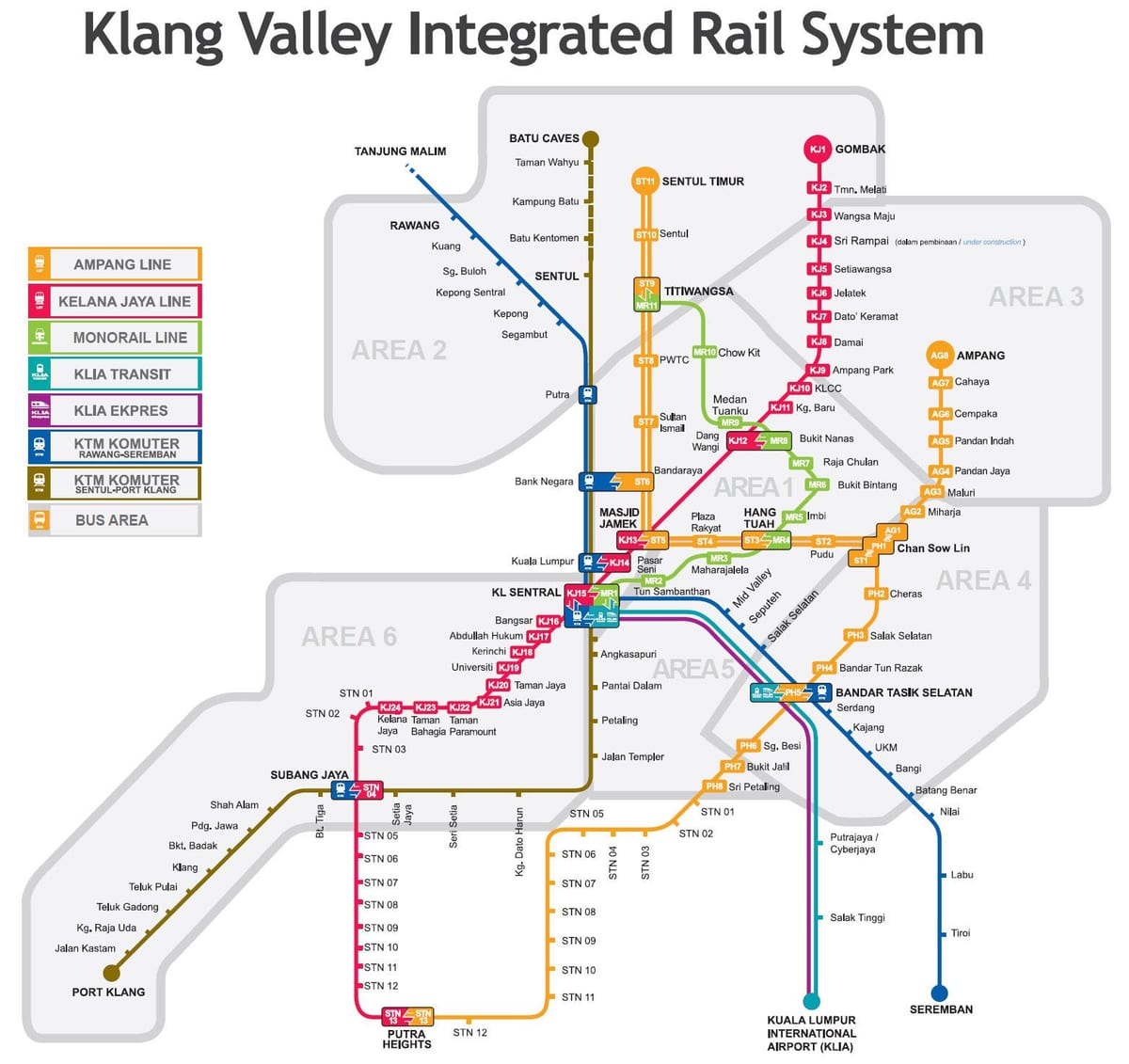 lrt kaart malaisia 2016