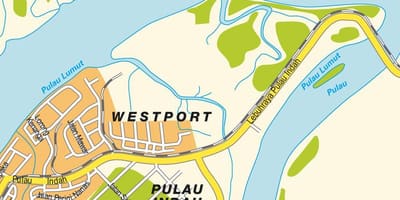 Kluang, malaisia kaart