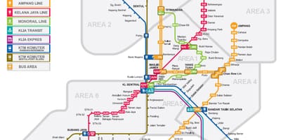 Lrt kaart malaisia 2016