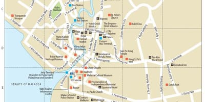 Kaart malacca malaisia