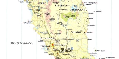Malaisia road map suunas